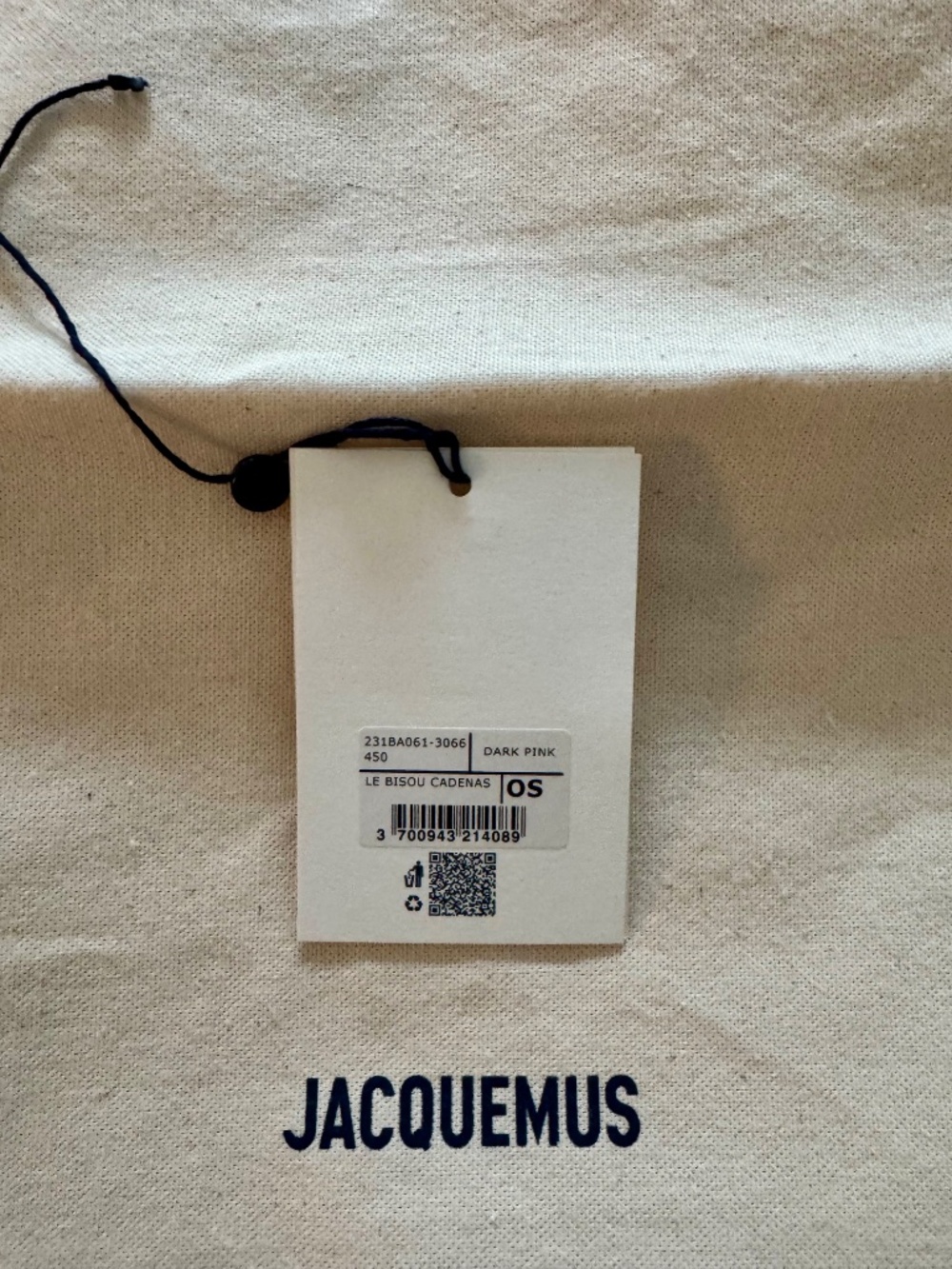 Jacquemus ‘Le Bisou Cadenas’ Shoulder Bag Pink - Picture 2 of 3